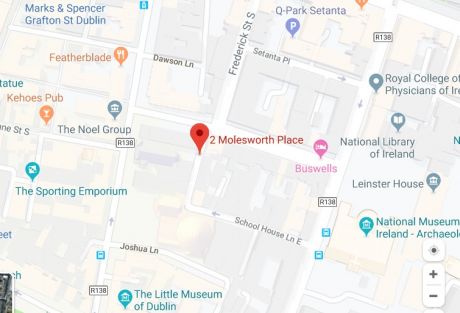 Location of moleswoth street