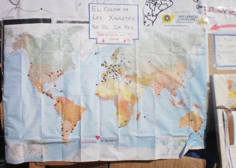 #Spanishrevolution now has 650 areas of Revolutionary action around planet