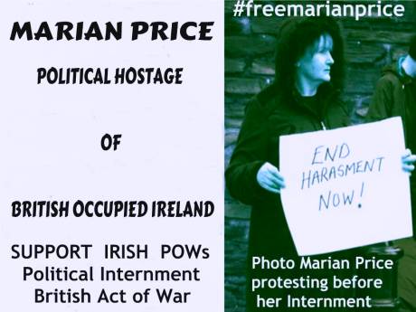 Click on image to see full-sized version Marian Price Political Hostage