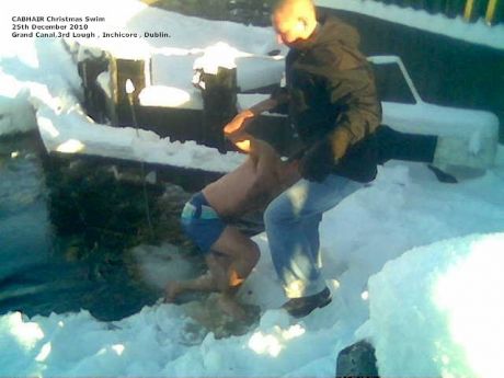 A pic taken in 2010, at the Cabhair Swim. Not expecting that weather this year. Hopefully..!